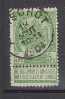 COB 56 Oblitération Centrale AERSCHOT - 1893-1907 Wappen