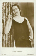 GLORIA SWANSON  ( CHICAGO )  ACTRESS - RPPC POSTCARD 1920s (TEM493) - Cantanti E Musicisti