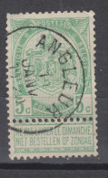 COB 56 Oblitération Centrale ANGLEUR - 1893-1907 Coat Of Arms