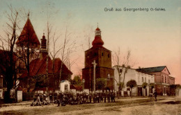 Georgenberg Strassenpartie Fahrrad Feldpost 1916 I-II Cycles - Pologne