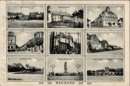 Naugard Rathaus Sanatorium Bismarckdenkmal 1914 I- - Polen