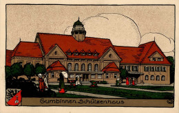 Gumbinnen Schützenhaus 1915 Künstlersteindruck I-II - Rusia