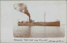 Pillau Foto-AK Baggerschiff Am Seetief 1914 I-II - Rusia