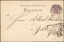 POSTKARTE 1882 "Timbre 5 Pfenning Deutches Reich Post" - Postcards