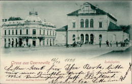 Tschernowitz Rudolfsplatz 1899 I-II (Stauchungen) - Ucraina
