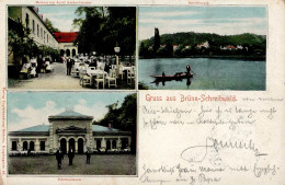 Brünn Schreibwald Schützenhalle Gasthaus Josef Aschenbrenner 1905 I-II (fleckig) - Tsjechië