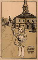 Freiwaldau Landesschießen- Blumentag Juli 1911 I- - Tsjechië