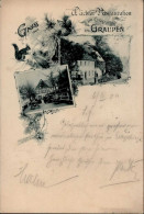 Graupen Gasthaus Wächters 1904 I-II (fleckig) - Tchéquie