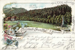 Komotau Assigbach-Grundthal 1901 I-II (Ecken Gestaucht) - Tchéquie
