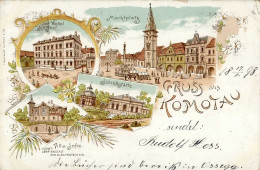 Komotau Hotel Scherber Schützenhaus 1898 II (kleine Stauchung) - Tchéquie