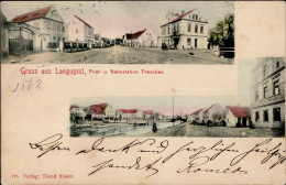 Langugest Jenisuv Ujezd Post Bahnstation Preschen 1907 I-II (fleckig) - Tsjechië