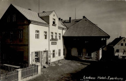 Leskau Bei Plan Hotel Zur Egerburg Albin Weinul I-II - Tchéquie