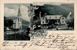 Pirkenhammer Kirche Schiessstätte 1908 I-II (fleckig, Eckstauchung) - Tchéquie