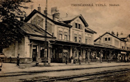 Trencianska Tepla Slowakei Bahnhof I-II (fleckig) - Tschechische Republik