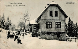 Gablonz An Der Neiße Ober-Josefsthal Gasthaus Bei Der Försterei II (Ecken Abgestoßen) - Tchéquie