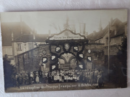 Carte Photo ,  Bitche Réception Des Troupes Françaises 1918 - Bitche