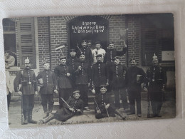 Carte Photo ,  Bitche   Troupes Françaises 1910 - Bitche