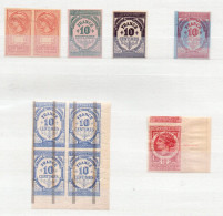 !!! JOLI LOT D'ESSAIS DE TIMBRES FISCAUX, COPIES - Zegels