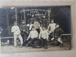 Carte Photo ,  Bitche   Troupes Françaises 1912 - Bitche