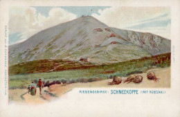 Schneekoppe Im Riesengebirge Berggesicht Mit Rübezahl I-II (Pinloch) - Repubblica Ceca