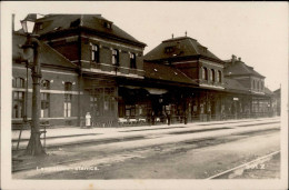 Leopoldov (Slowakei) Stanica Bahnhof I-II (Marke Entfernt, Fleckig) - Slovaquie