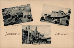 Topolcany (Slowakei) Rathaus Mestsky Dom Hlavne Namestie Nazrazie 1922 I- - Slowakije