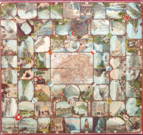 Schweiz Spielbrett Als Landkarte (58x62 Cm) Mit 56 Feldern II - Other & Unclassified