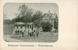 Walzenhausen (Appenzell Ausserrhoden) Gasthaus Zur Schützenhalle II (Stauchung) - Autres & Non Classés