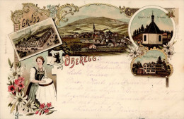 Oberegg (Appenzell Innerrhoden) Brauerei Zur Krone Tracht Pension Rössli Tracht 1899 I - Autres & Non Classés