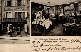 Basel (Basel-Stadt) Weinstube Gasthaus Cafe Veltliner Halle 1908 I-II - Otros & Sin Clasificación