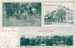 Riehen (Basel Stadt) Gasthaus Zum Schützengarten 1904 II (leichte Stauchung) - Otros & Sin Clasificación