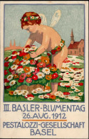 Basel (Basel-Stadt) 3. Basler Blumentag 26. August 1912 I-II - Otros & Sin Clasificación