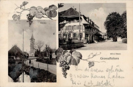 Grossaffoltern (Bern) Kirche Hotel Bären 1912 I-II (fleckig) - Autres & Non Classés