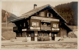 Arosa (Graubünden) Chur-Arosa-Bahn Bahnhof Langwies I-II (fleckig) - Autres & Non Classés