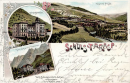 Tarasp (Graubünden) Hotel Belvedere Hotel Du Parc 1898 I-II - Sonstige & Ohne Zuordnung