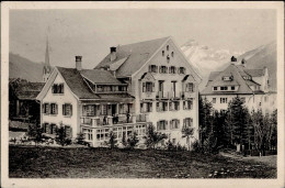 Zuoz (Graubünden) Institut Bellaria Hygienische Schule 1918 I-II (Ecken Abgestossen) - Altri & Non Classificati