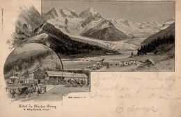 Pontresina (Graubünden) Hotel Glacier Roseg 1898 I-II - Autres & Non Classés