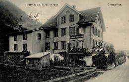 Emmetten (Nidwalden) Gasthaus Zum Schützenhaus 1923 I- - Other & Unclassified