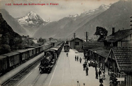 Flüelen (Uri) Bahnhof Eisenbahn I- Chemin De Fer - Sonstige & Ohne Zuordnung