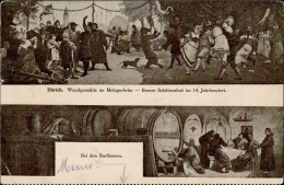 Zürich (Zürich) Wandgemälde Im Hotel Bauer Vom Schützenfest Im 14. Jahrhundert 1910 II (kleine Stauchung) - Otros & Sin Clasificación