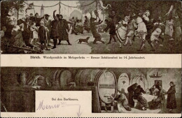 Zürich (Zürich) Wandgemälde Im Hotel Bauer Vom Schützenfest Im 14. Jahrhundert 1910 II (kleine Stauchung) - Other & Unclassified