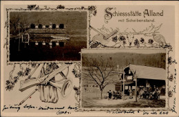 Alland (Österreich) Scheibenstand Schiessstätte 1909 I-II - Otros & Sin Clasificación