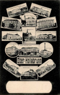 Hollabrunn (Österreich) Gymnasium Postamt Krankenhaus Schützenhaus 1905 I- - Other & Unclassified