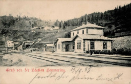 Semmering (Österreich) Bahnhof 1899 II (kleine Stauchung) - Sonstige & Ohne Zuordnung