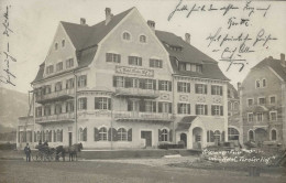 Reutte (Österreich) Hotel Tiroler Hof Eröffnungsfeier 1905 I-II - Autres & Non Classés