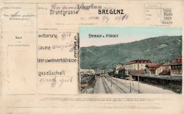 Bregenz (Österreich) Bahnhof 1901 I-II - Other & Unclassified