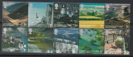 GRANDE BRETAGNE - N°2720/9 ** (2006) Paysages D'Angleterre - Unused Stamps