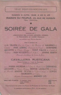 CD / Vintage / Old Theater Program // Rare Affichette Programme Théâtre ISSY-LES-MOULINEAUX Gala 1949 - Programma's