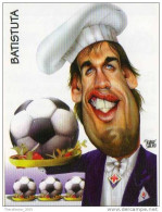 CALCIATORI - Calcio - Figurine Panini-calciatori 1997-98- N. #386 CARICATURA BATISTUTA - Edizione Italiana