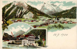 Scharnitz (Österreich) 1900 II (kleine Stauchung) - Sonstige & Ohne Zuordnung